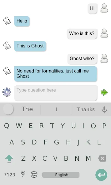 Скачать взломанную Ghost chat bot (Гостчатбот)  [МОД Mega Pack] — полная версия apk на Андроид screen 1