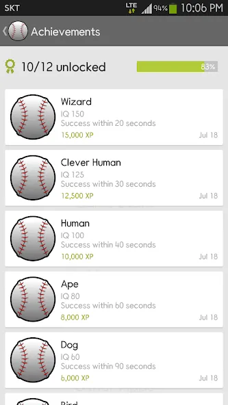 Скачать взломанную IQ Baseball — Number Puzzle (АйКью Бейсбол)  [МОД Бесконечные деньги] — последняя версия apk на Андроид screen 5