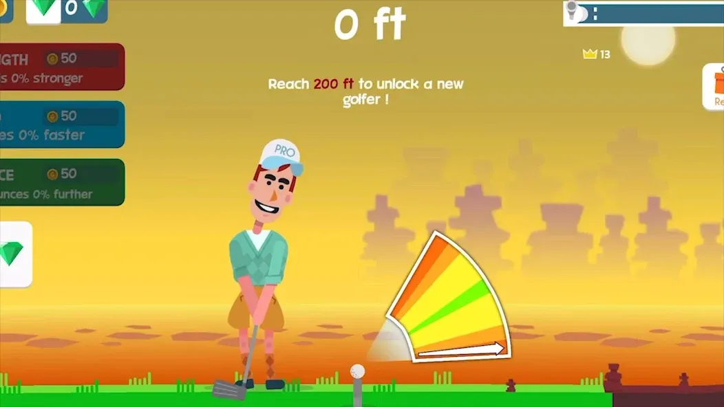 Взлом Golf Orbit: Oneshot Golf Games  [МОД Меню] — стабильная версия apk на Андроид screen 1