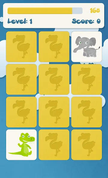 Взлом Animals memory game for kids  [МОД Unlimited Money] — стабильная версия apk на Андроид screen 3