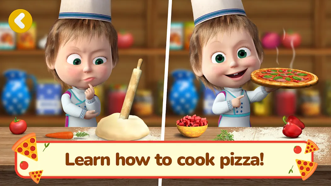 Скачать взлом Masha and the Bear Pizza Maker  [МОД Unlimited Money] — последняя версия apk на Андроид screen 3