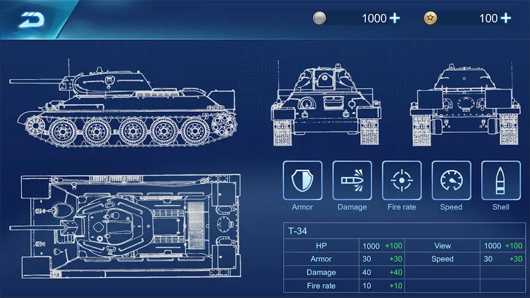 Взлом Ace Tank  [МОД Все открыто] — последняя версия apk на Андроид screen 2