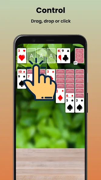 Скачать взломанную Klondike Solitaire Offline  [МОД Mega Pack] — полная версия apk на Андроид screen 3