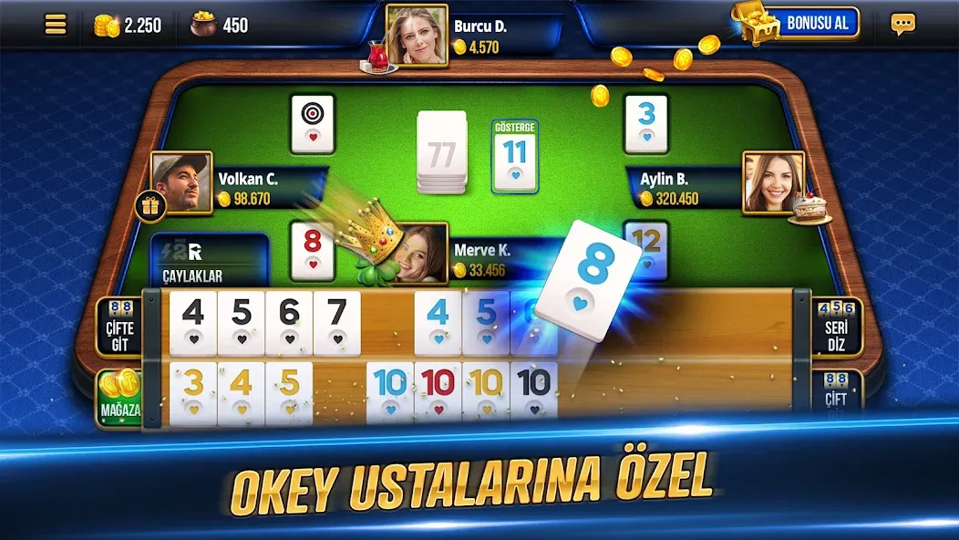 Взломанная Tekel Okey (Текел Окей)  [МОД Бесконечные деньги] — полная версия apk на Андроид screen 1