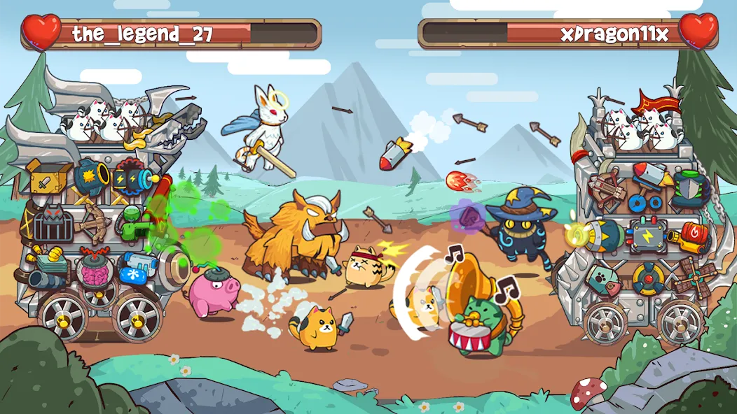 Взлом CatnRobot Idle TD: Battle Cat (КэтТауэр Айдл ТД)  [МОД Меню] — полная версия apk на Андроид screen 3