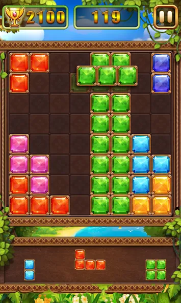 Скачать взлом Puzzle Block Jewels (Пазл Блок Драгоценности)  [МОД Много денег] — полная версия apk на Андроид screen 3