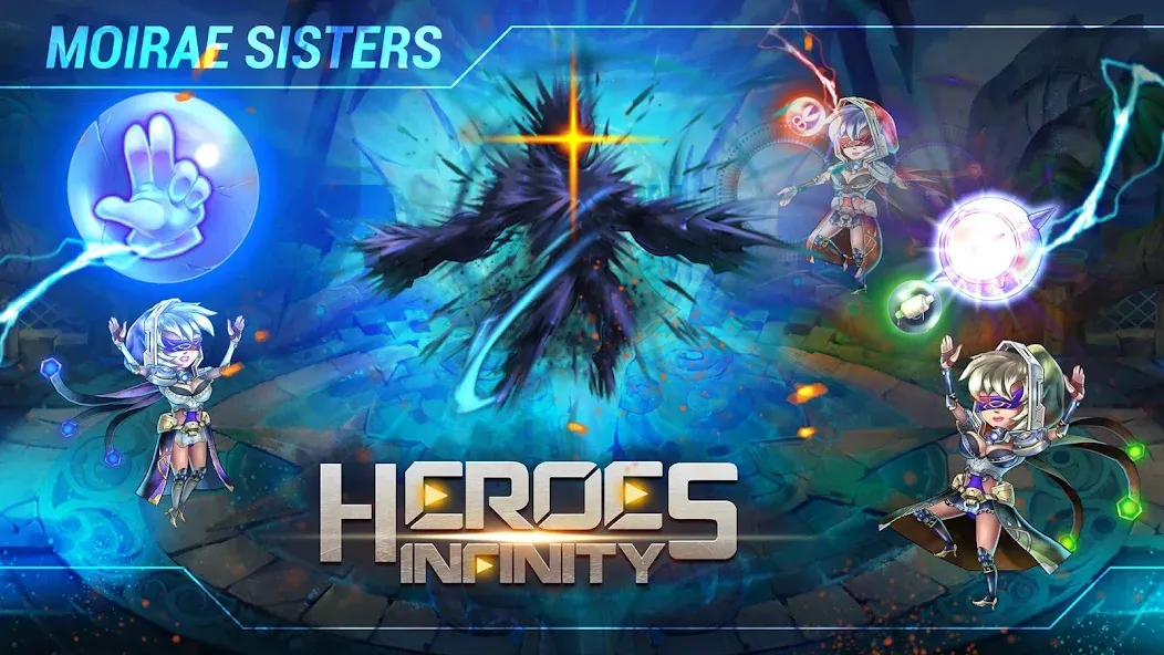 Взломанная Heroes Infinity: Super Heroes (Хироуз Инфинити)  [МОД Unlocked] — стабильная версия apk на Андроид screen 3