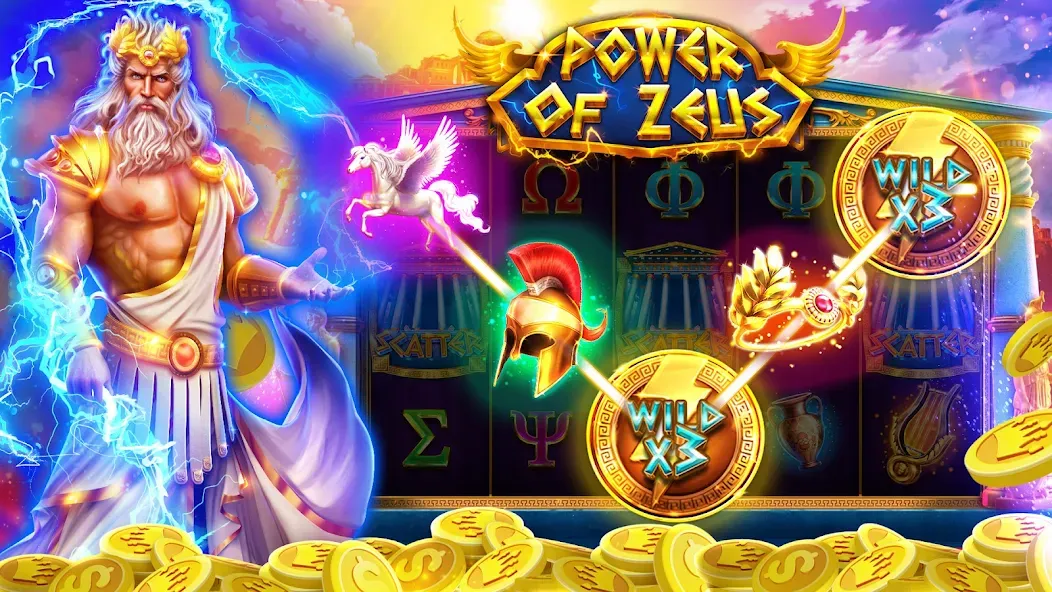 Взлом Best Casino Legends 777 Slots (Бест Казино Легенды 777 Слотс)  [МОД Много монет] — полная версия apk на Андроид screen 2