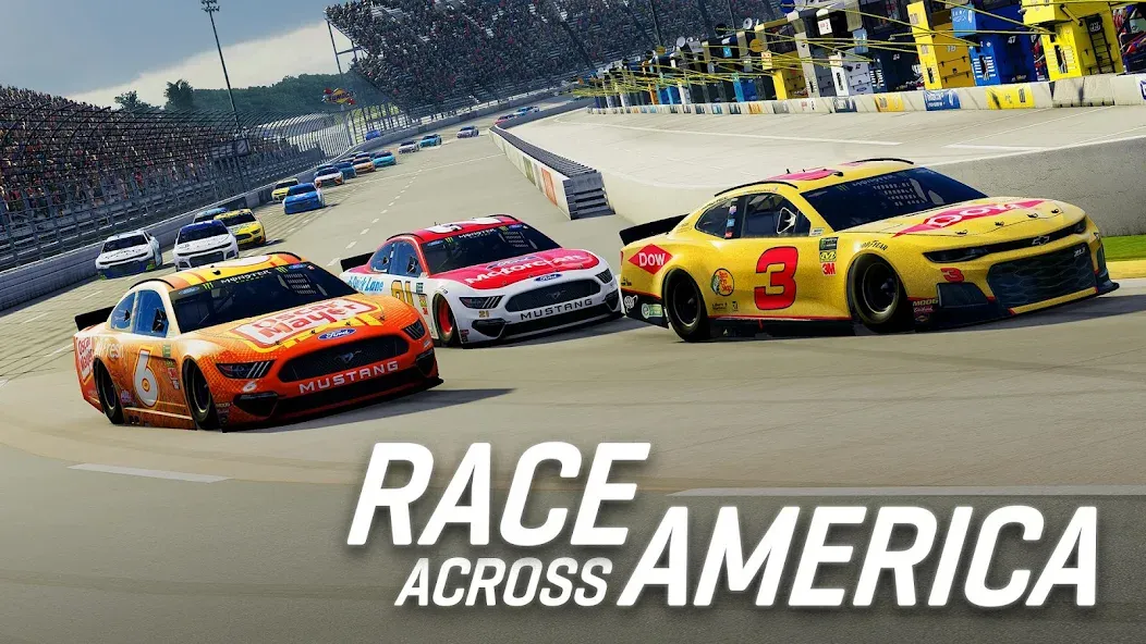 Взломанная NASCAR Heat Mobile (НАСКАР Хит Мобилай)  [МОД Все открыто] — полная версия apk на Андроид screen 1