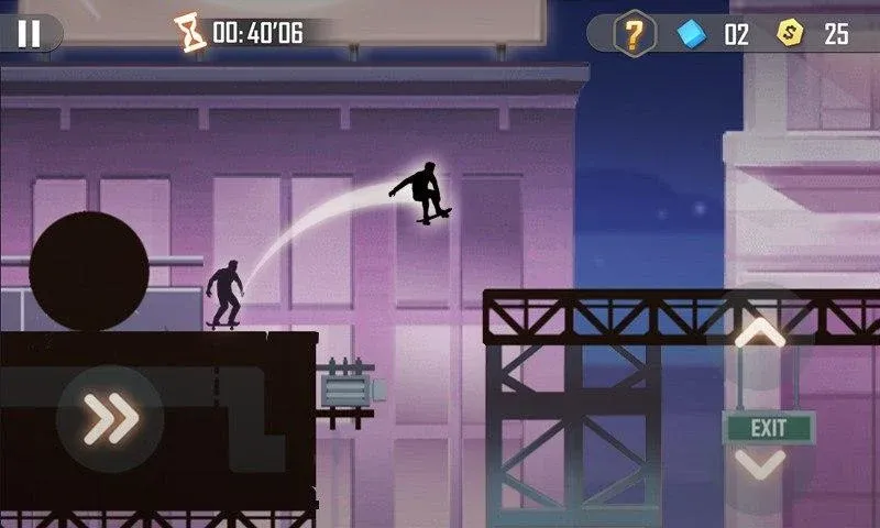 Скачать взлом Shadow Skate  [МОД Все открыто] — последняя версия apk на Андроид screen 3