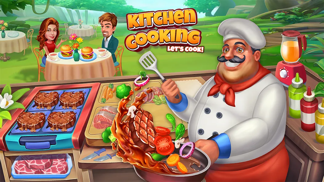 Скачать взломанную Food Cooking: Chef Restaurant  [МОД Бесконечные монеты] — последняя версия apk на Андроид screen 1