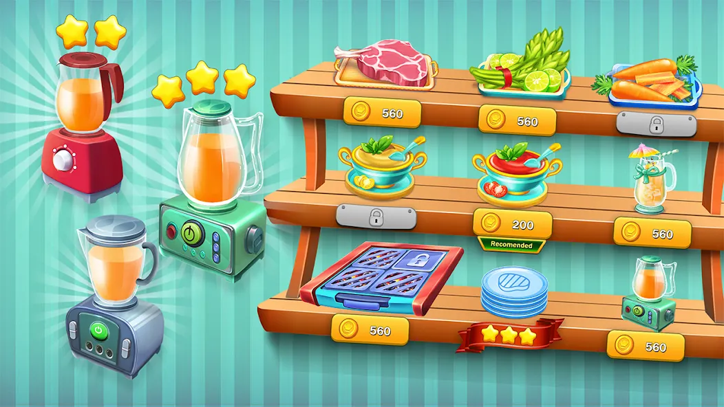 Скачать взломанную Food Cooking: Chef Restaurant  [МОД Бесконечные монеты] — последняя версия apk на Андроид screen 5