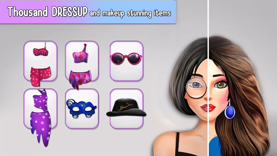 Взлом Fashion Stylist Makeup Dressup  [МОД Много денег] — последняя версия apk на Андроид screen 4