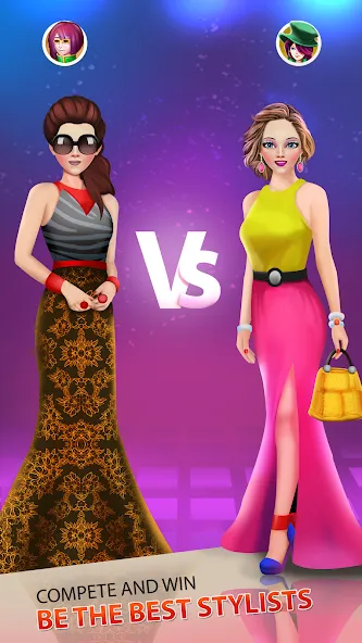 Скачать взломанную Girls Dress Up: Makeup Games  [МОД Бесконечные монеты] — последняя версия apk на Андроид screen 1