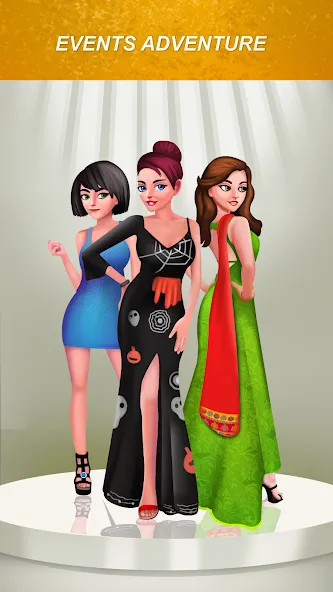 Скачать взломанную Girls Dress Up: Makeup Games  [МОД Бесконечные монеты] — последняя версия apk на Андроид screen 2