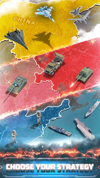 Скачать взлом Conflict of Nations: WW3 (Конфликт нациией)  [МОД Menu] — последняя версия apk на Андроид screen 4