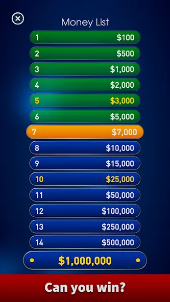 Взлом Millionaire 2024 Trivia Quiz  [МОД Mega Pack] — стабильная версия apk на Андроид screen 4