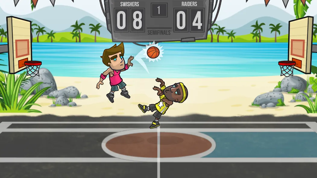 Скачать взломанную Basketball Battle  [МОД Все открыто] — последняя версия apk на Андроид screen 3