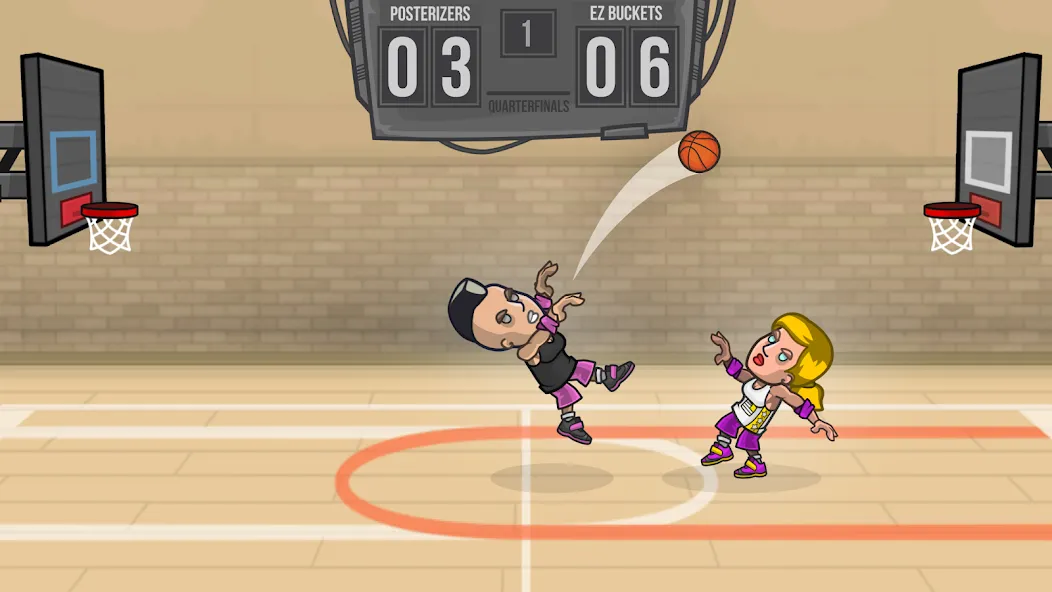 Скачать взломанную Basketball Battle  [МОД Все открыто] — последняя версия apk на Андроид screen 4