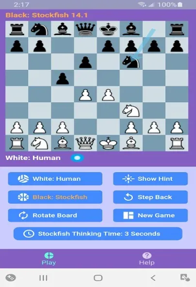 Скачать взломанную Chess With Stockfish 16  [МОД Много монет] — полная версия apk на Андроид screen 1