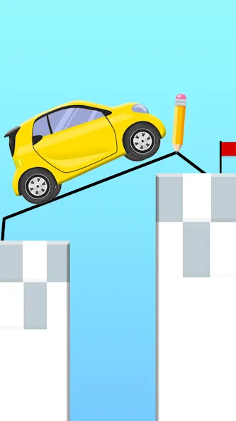 Взломанная Draw 2 Bridge: Draw Save Car (Дроу 2 Бридж)  [МОД Много денег] — стабильная версия apk на Андроид screen 2