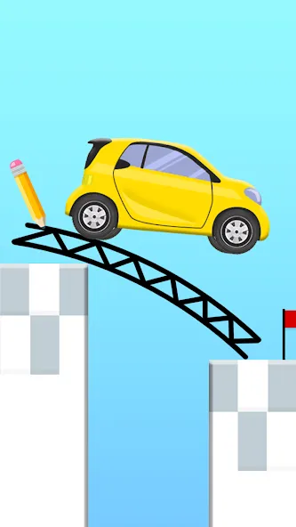 Взломанная Draw 2 Bridge: Draw Save Car (Дроу 2 Бридж)  [МОД Много денег] — стабильная версия apk на Андроид screen 5