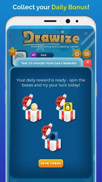 Скачать взлом Drawize — Draw and Guess (Дравизе)  [МОД Unlimited Money] — последняя версия apk на Андроид screen 4