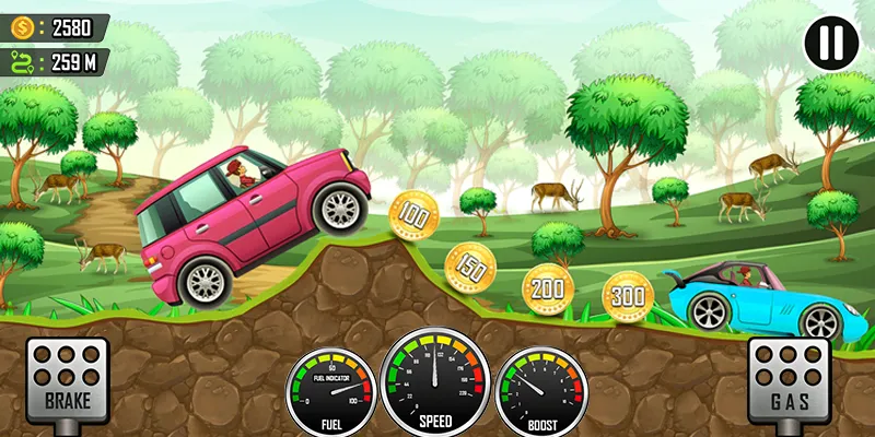 Скачать взлом Racing the Hill  [МОД Unlocked] — стабильная версия apk на Андроид screen 3