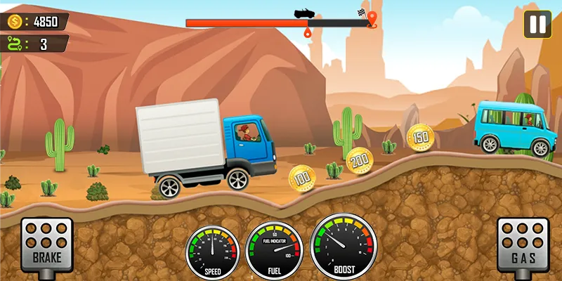 Скачать взлом Racing the Hill  [МОД Unlocked] — стабильная версия apk на Андроид screen 4