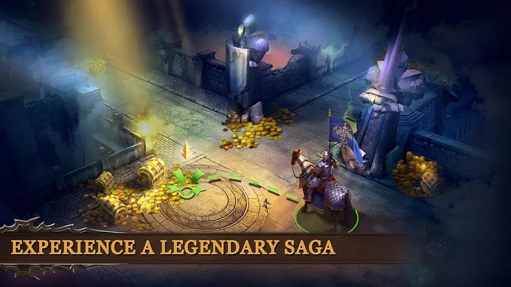 Скачать взломанную Dungeon & Heroes: 3D RPG  [МОД Много монет] — последняя версия apk на Андроид screen 2