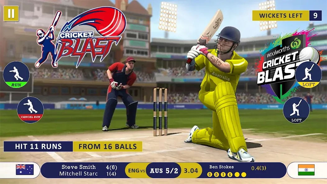 Взлом World Cricket Games Offline  [МОД Меню] — полная версия apk на Андроид screen 1