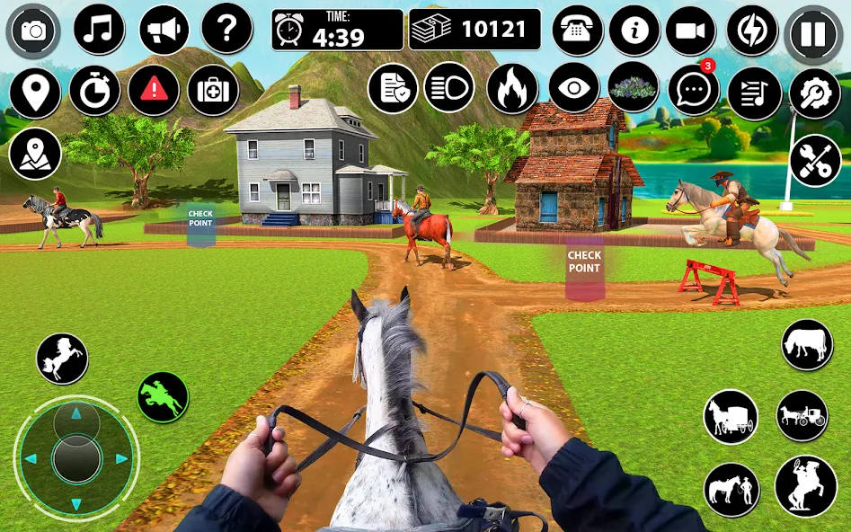 Скачать взлом Horse Cart Taxi Transport Game  [МОД Unlimited Money] — полная версия apk на Андроид screen 2