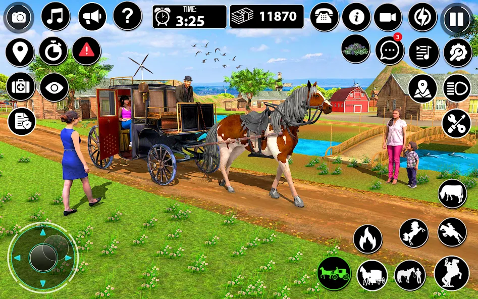 Скачать взлом Horse Cart Taxi Transport Game  [МОД Unlimited Money] — полная версия apk на Андроид screen 3