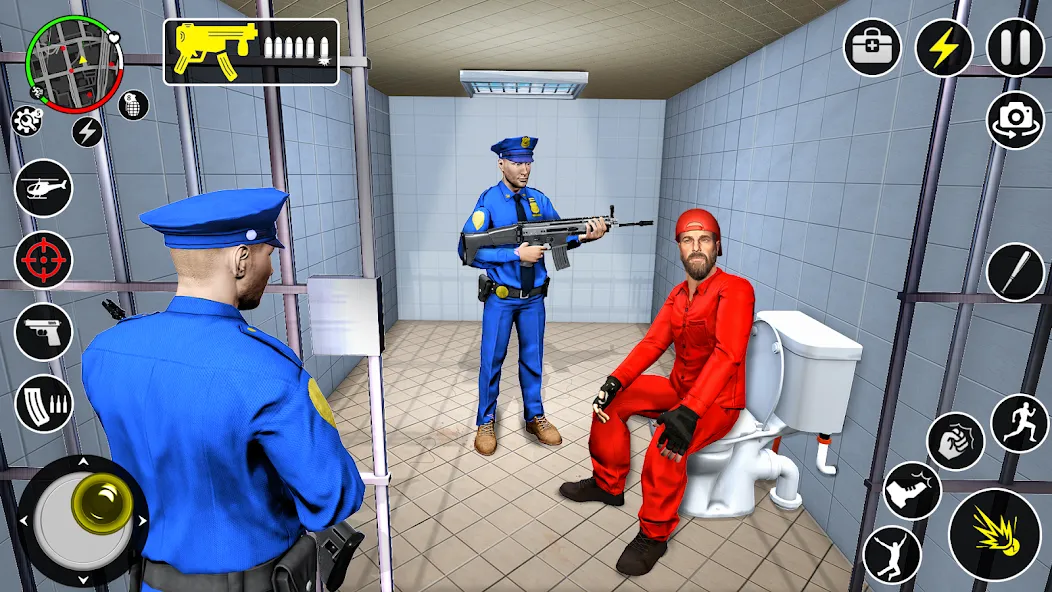 Скачать взломанную Grand Jailbreak Prison Escape (Гранд Побег из тюрьмы)  [МОД Mega Pack] — полная версия apk на Андроид screen 4