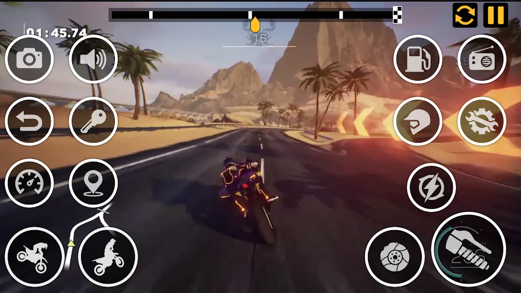 Скачать взломанную Bike Race Master: Bike Racing (Байк Рейс Мастер)  [МОД Mega Pack] — полная версия apk на Андроид screen 4