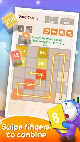 Взлом Number Charm: Slide Puzzle (Две тысячи сорок восемь)  [МОД Unlocked] — последняя версия apk на Андроид screen 2