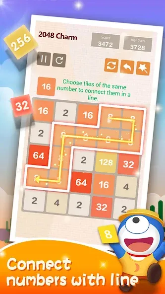 Взлом Number Charm: Slide Puzzle (Две тысячи сорок восемь)  [МОД Unlocked] — последняя версия apk на Андроид screen 3