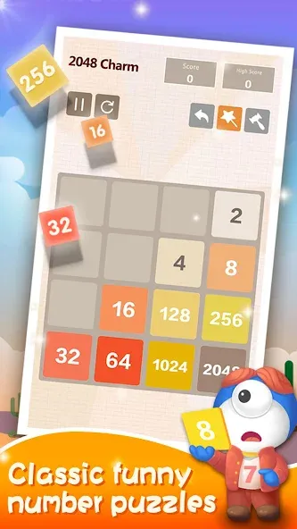 Взлом Number Charm: Slide Puzzle (Две тысячи сорок восемь)  [МОД Unlocked] — последняя версия apk на Андроид screen 4