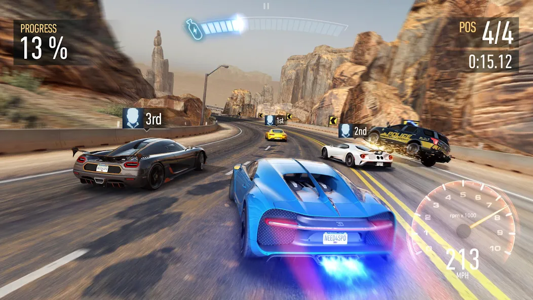 Скачать взлом Need for Speed™ No Limits (Нид фор Спид)  [МОД Меню] — полная версия apk на Андроид screen 2