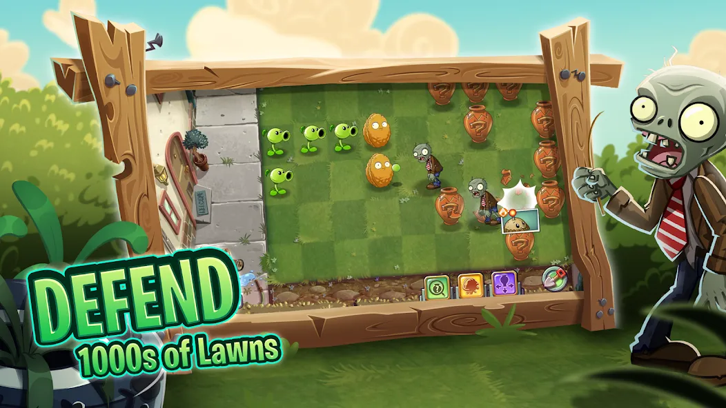 Скачать взломанную Plants vs. Zombies™ 2  [МОД Бесконечные монеты] — полная версия apk на Андроид screen 3