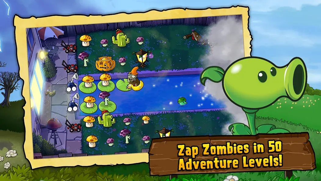 Скачать взлом Plants vs. Zombies™  [МОД Бесконечные деньги] — стабильная версия apk на Андроид screen 1