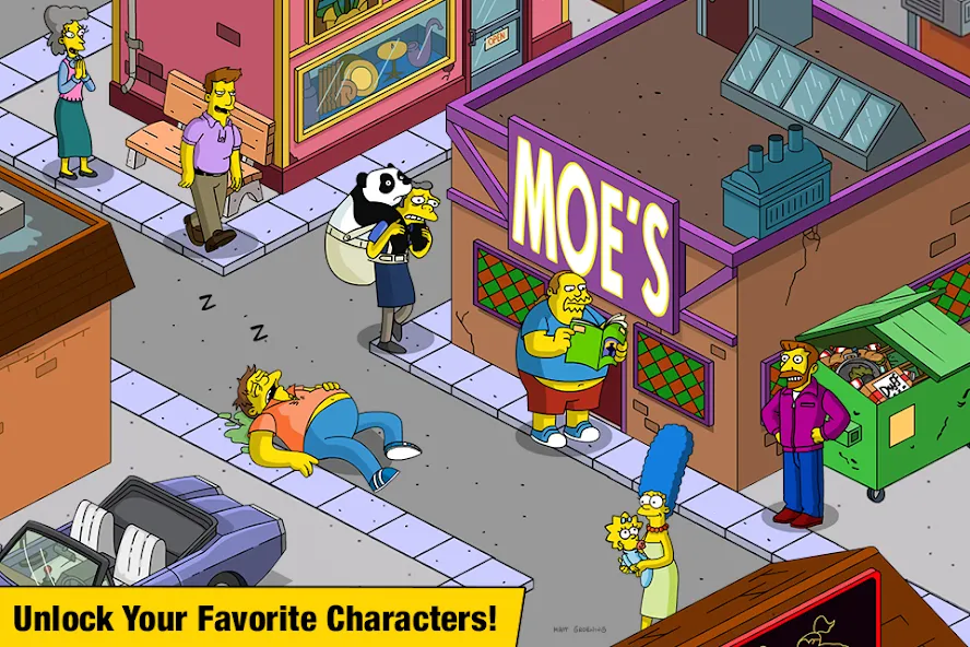 Взлом The Simpsons™:  Tapped Out (Зе Симпсонс)  [МОД Много денег] — полная версия apk на Андроид screen 2