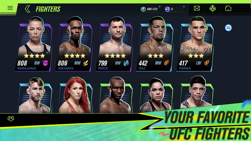 Скачать взлом EA SPORTS™ UFC® Mobile 2 (ИА СПОРТС УФЦ 2)  [МОД Menu] — последняя версия apk на Андроид screen 2