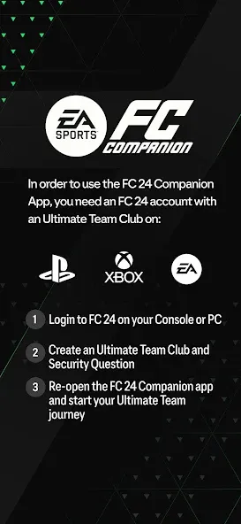 Взлом EA SPORTS FC™ 24 Companion (ИЭ СПОРТС ФИФА 23 Компаньон)  [МОД Unlimited Money] — стабильная версия apk на Андроид screen 1