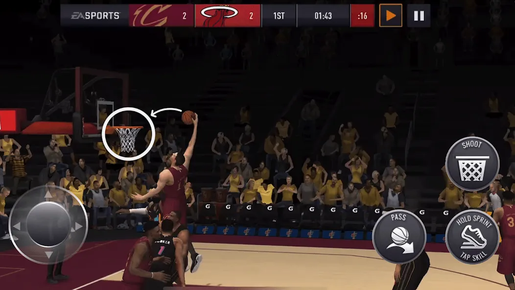 Взлом NBA LIVE Mobile Basketball (НБА Лайв Мобайл)  [МОД Menu] — последняя версия apk на Андроид screen 4