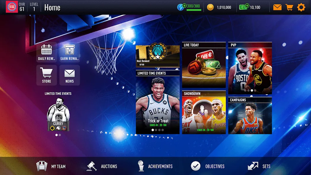 Взломанная NBA Live Asia (НБА Лайв)  [МОД Unlimited Money] — последняя версия apk на Андроид screen 3