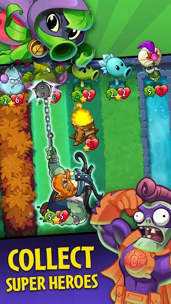 Взлом Plants vs. Zombies™ Heroes  [МОД Много денег] — стабильная версия apk на Андроид screen 1