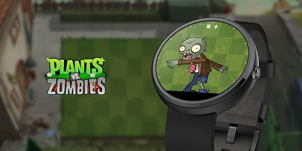 Взломанная Plants vs. Zombies™ Watch Face  [МОД Меню] — стабильная версия apk на Андроид screen 1