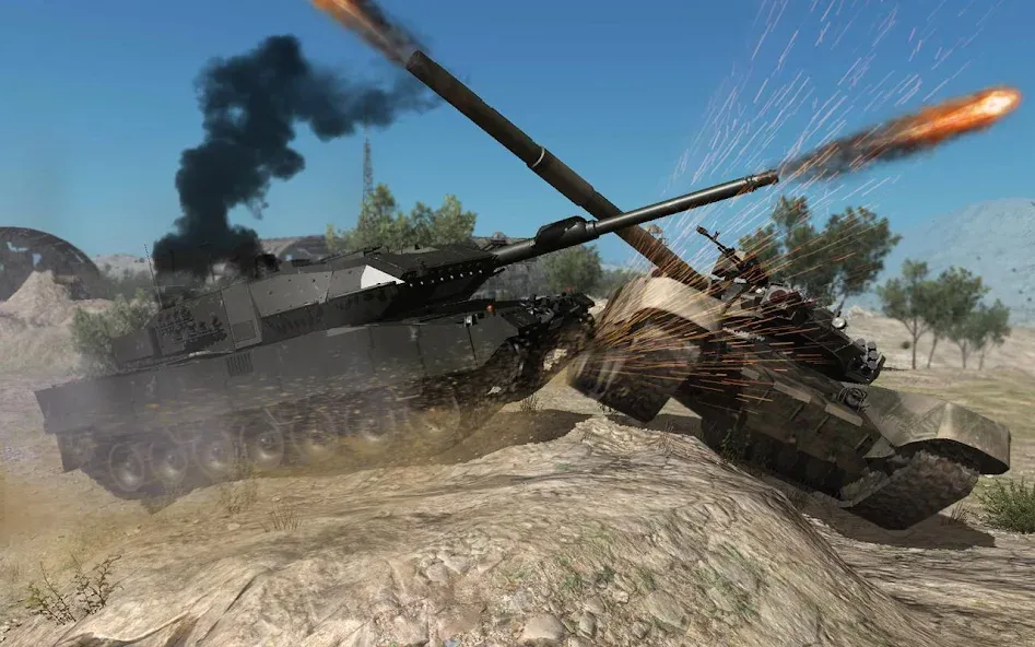 Взлом Real Tank Battle : War Machine (Реальное танковое сражение)  [МОД Mega Pack] — стабильная версия apk на Андроид screen 1