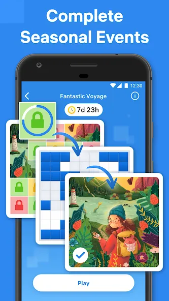 Скачать взломанную Blockudoku®: Block Puzzle Game (Блокудоку)  [МОД Unlocked] — стабильная версия apk на Андроид screen 3